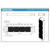 Alphacool NexXxoS UT60 Full Copper X-Flow radiador 14240, 480 mm, negro