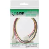 Cable de extensión de alimentación InLine 4 polos conector macho/hembra 0,30 m