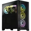 Caja semitorre CORSAIR - Icue 4000d RGB Airflow - negra