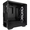 Caja de PC Kolink Observatory Y AMD SE ARGB semitorre negra, transparente