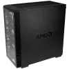 Caja de PC Kolink Observatory Y AMD SE ARGB semitorre negra, transparente