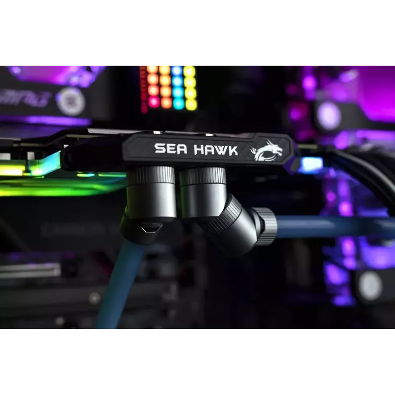 Racor EK Water Blocks STC 10/13 latón titanio 19mm de altura 2cm de diámetro