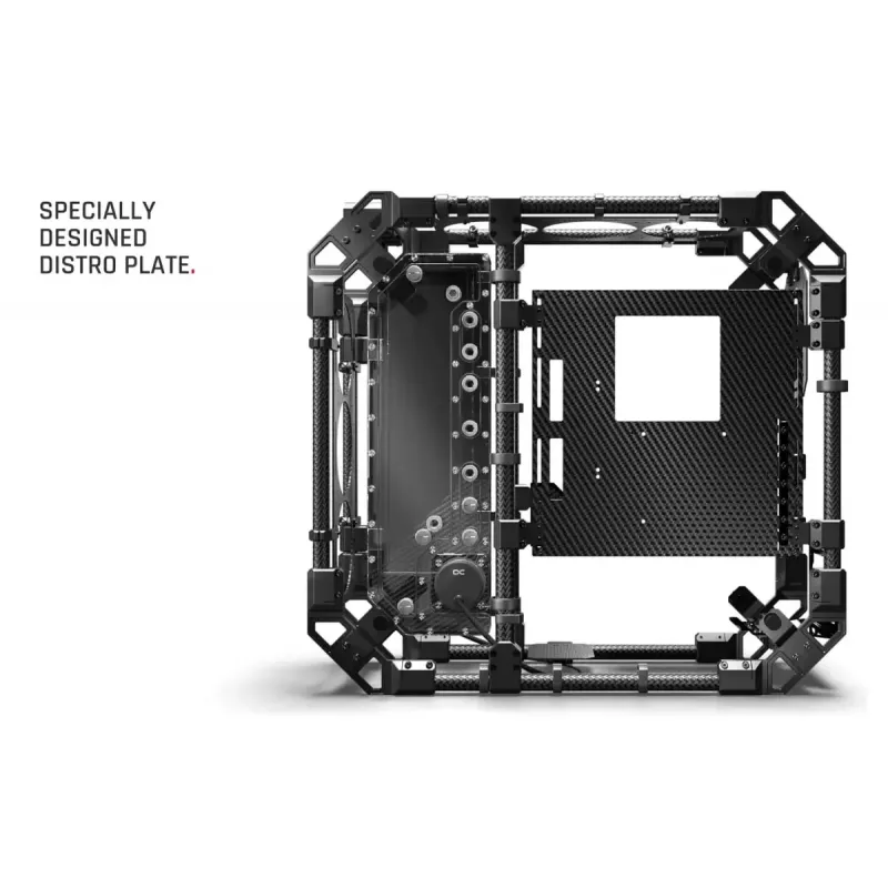 Caja de PC Alphacool Apex Pro Skeleton torre completa negra