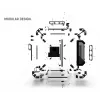 Caja de PC Alphacool Apex Pro Skeleton torre completa negra
