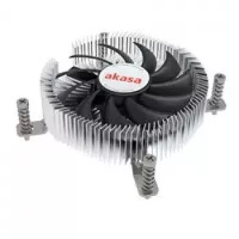 Disipador de CPU Akasa Al LGA1700 para Thin Mini-ITX — disipador plano de aluminio