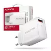Cargador de pared Axagon ACU-QC19W 1x QC3.0/AFC/FCP/SMART 19W blanco