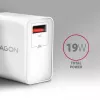 Cargador de pared Axagon ACU-QC19W 1x QC3.0/AFC/FCP/SMART 19W blanco