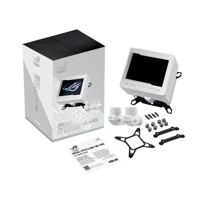 Bloque de agua ASUS ROG RYUJIN III WB White Edition