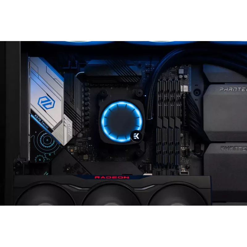 Refrigeración líquida EK Water Blocks Nucleus AIO CR360 Lux D-RGB 12 cm negro
