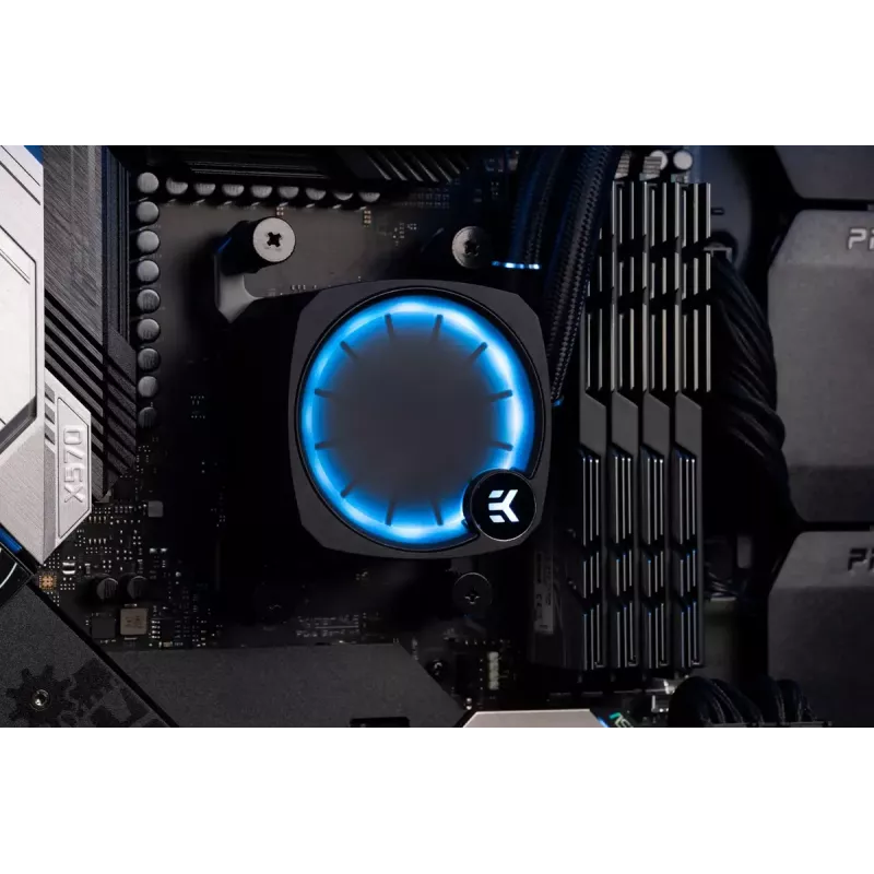 Refrigeración líquida EK Water Blocks Nucleus AIO CR360 Lux D-RGB 12 cm negro