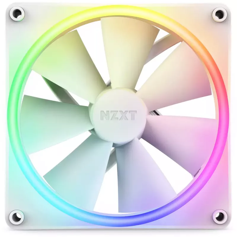 Ventilador NZXT F120 RGB DUO 12 cm blanco 500-1800 RPM 2.42 mmH2O