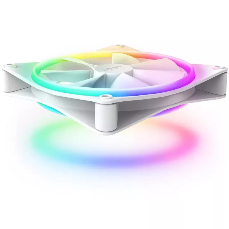 Ventilador NZXT F120 RGB DUO 12 cm blanco 500-1800 RPM 2.42 mmH2O