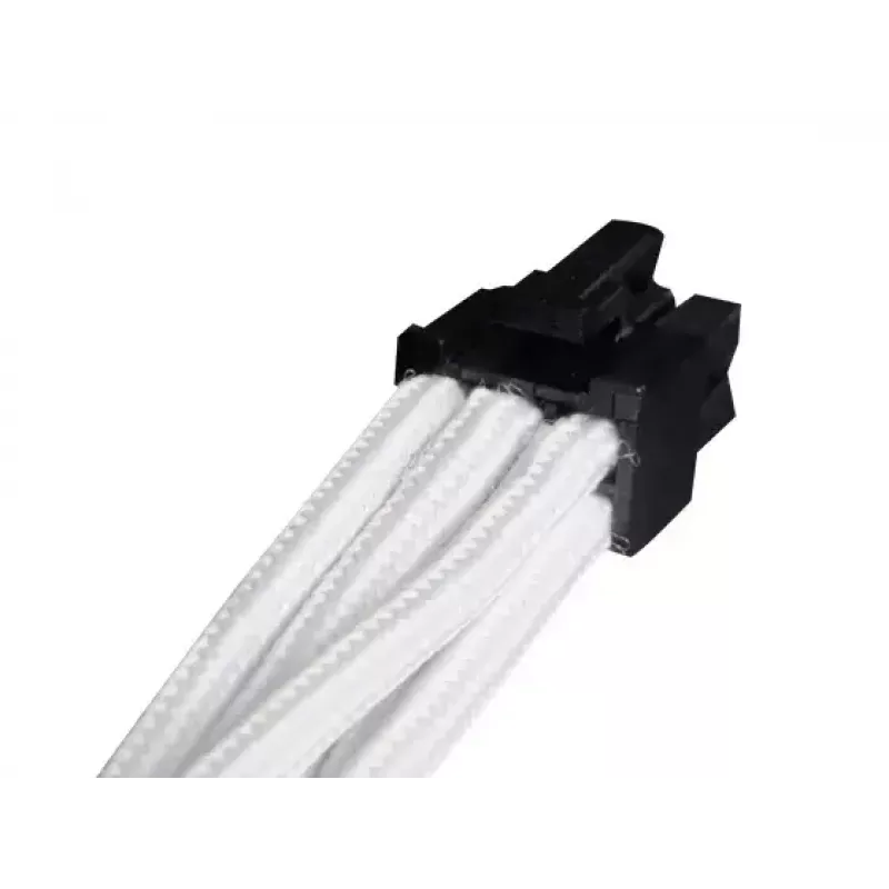 SilverStone SST-PP07-IDE6W cable alargador de PCIe de 6 pines a PCIe de 6 pines, 0,25 m, blanco