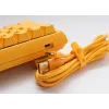 Teclado Ducky One 3 amarillo Mini gaming USB alemán mecánico RGB