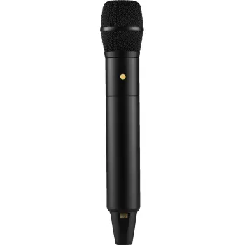 Micrófono de condensador de mano RØDE Interview Pro — omnidireccional, 48 kHz/32-bit, 32 GB, inalámbrico, máx. 200 m, negro