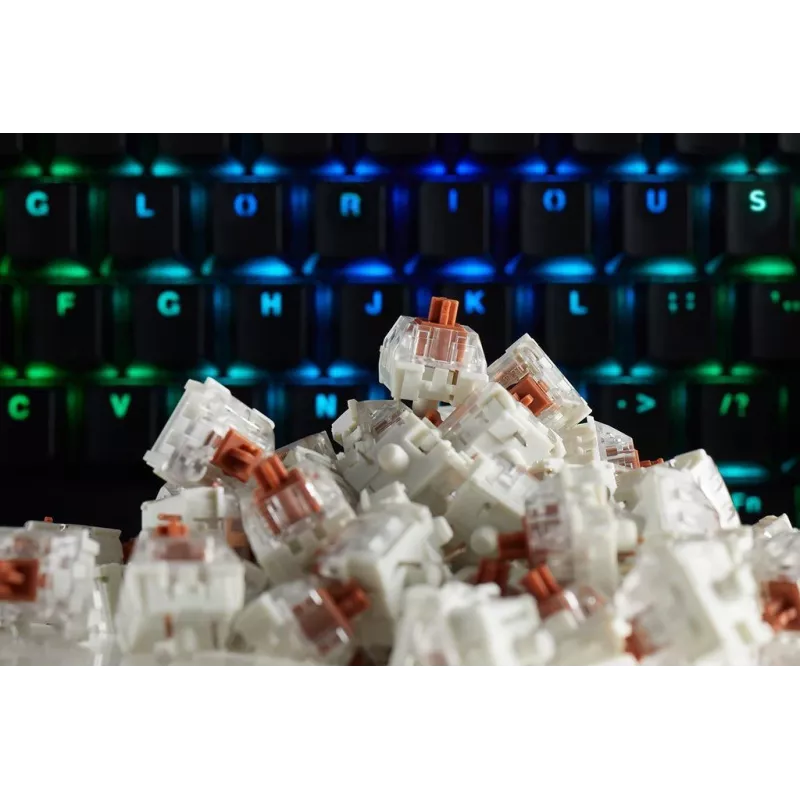 Interruptores Glorious Kailh Speed Bronze, 120 uds.
