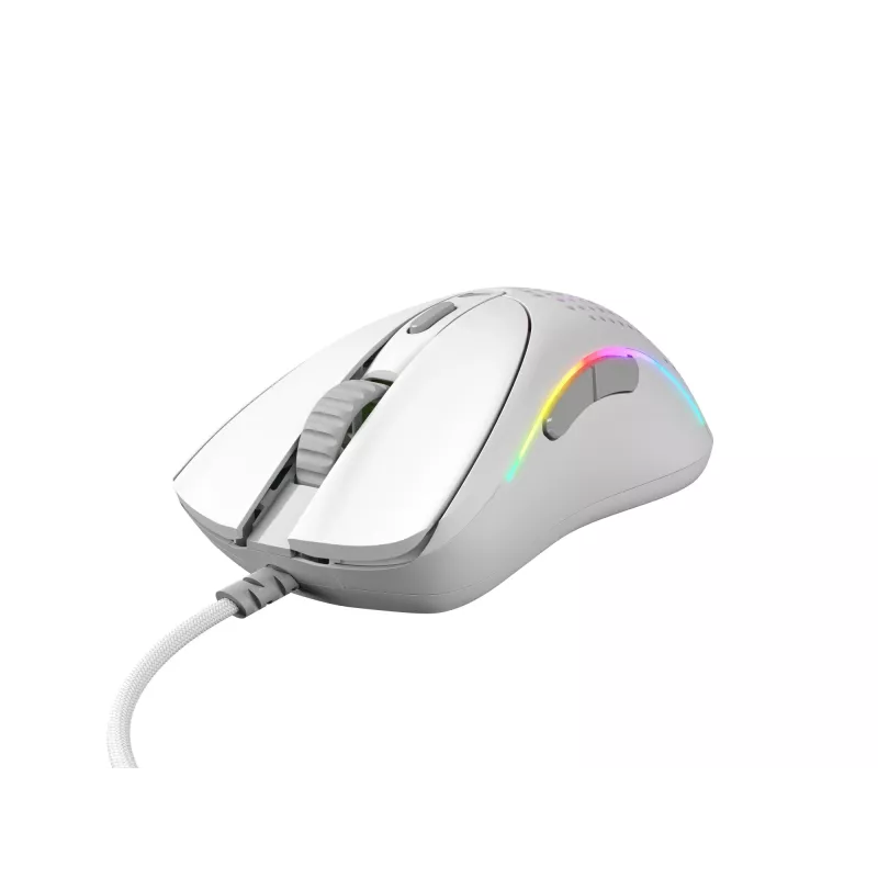 Ratón Glorious Gaming Glorious Model D 2 Wired - blanco mate, diestro, óptico, USB Type-A, 26000 DPI, blanco
