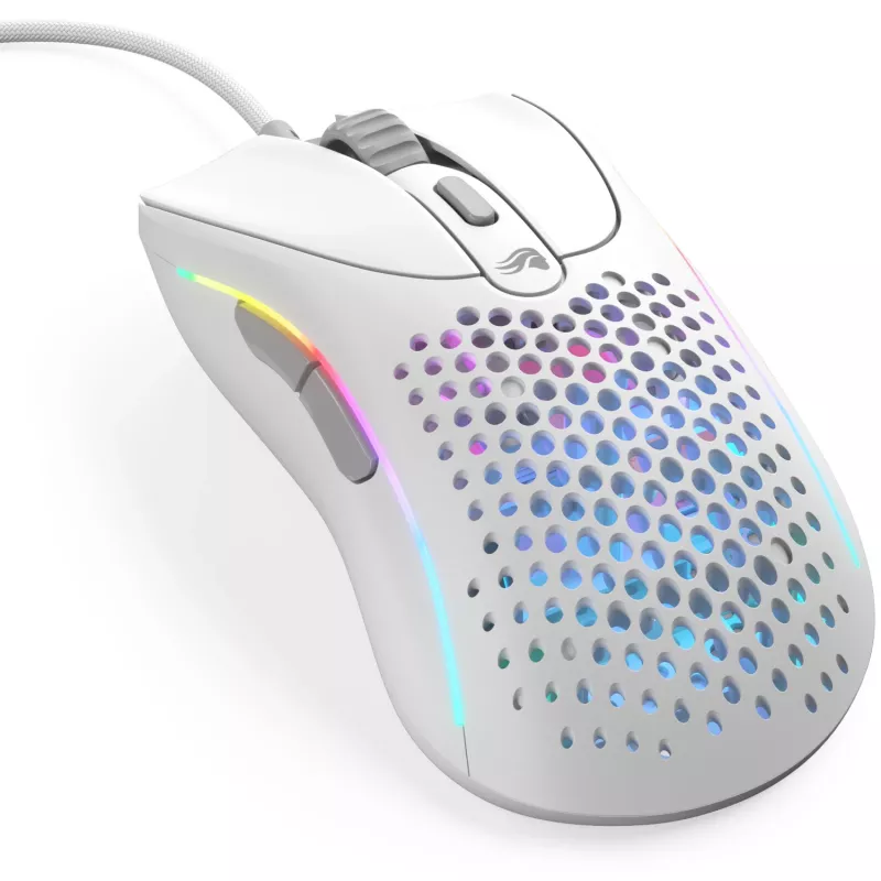 Ratón Glorious Gaming Glorious Model D 2 Wired - blanco mate, diestro, óptico, USB Type-A, 26000 DPI, blanco
