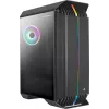 Carcasa gaming Aerocool GLADIATOR DUO ATX 3 ventiladores ARGB 12 cm, torre Midi, PC, negro, ATX, micro ATX, Mini-ITX, ABS, SPCC, gaming