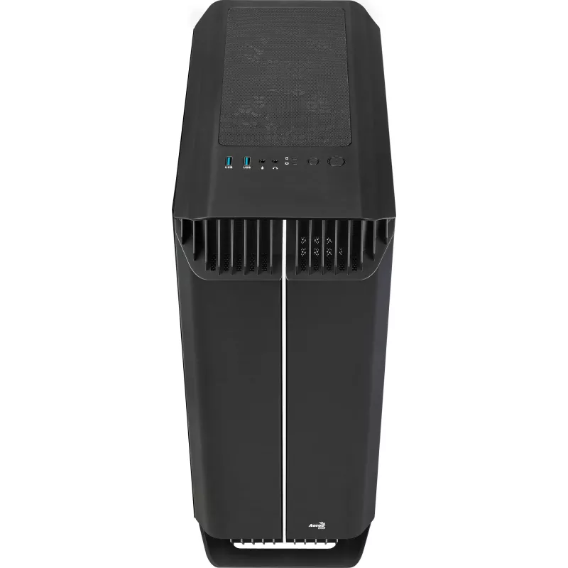 Carcasa gaming Aerocool GLADIATOR DUO ATX 3 ventiladores ARGB 12 cm, torre Midi, PC, negro, ATX, micro ATX, Mini-ITX, ABS, SPCC, gaming