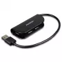 Hub de interfaces Axagon HUE-X4B USB 2.0 480 Mbit/s negro