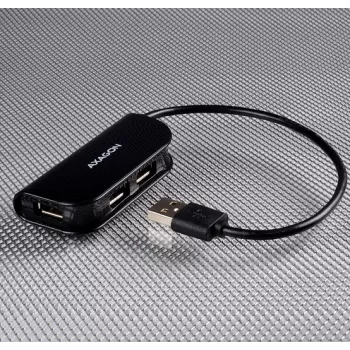 Hub de interfaces Axagon HUE-X4B USB 2.0 480 Mbit/s negro