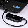 Hub de interfaces Axagon HUE-X4B USB 2.0 480 Mbit/s negro
