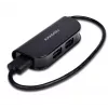 Hub de interfaces Axagon HUE-X4B USB 2.0 480 Mbit/s negro