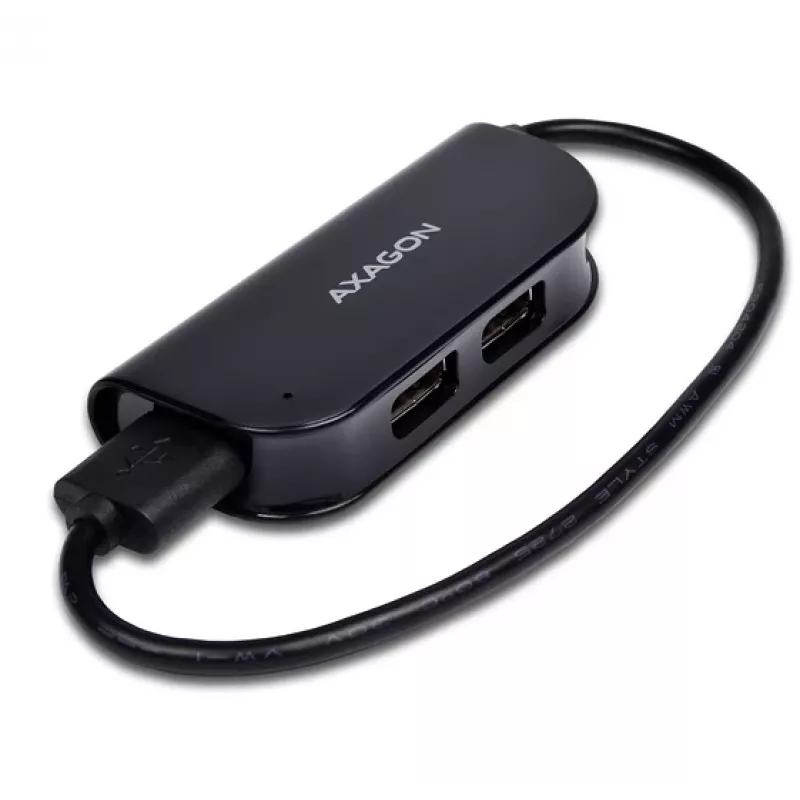Hub de interfaces Axagon HUE-X4B USB 2.0 480 Mbit/s negro