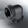 Conector RAIJINTEK PELIAS latón negro 23mm x 23mm x 33mm