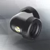 Conector RAIJINTEK PELIAS latón negro 23mm x 23mm x 33mm