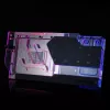 Refrigeración líquida + backplate Phanteks Glacier G40 acrílico cobre negro transparente