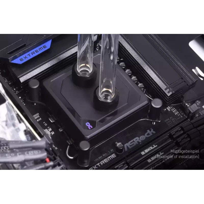 Refrigeración líquida Alphacool 13082 latón cobre negro 70mm