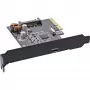 Tarjeta de interfaz InLine 76660F, PCIe x4, USB 3.2 Gen 2x2 (20 Gb/s), 1x USB-C, perfil bajo