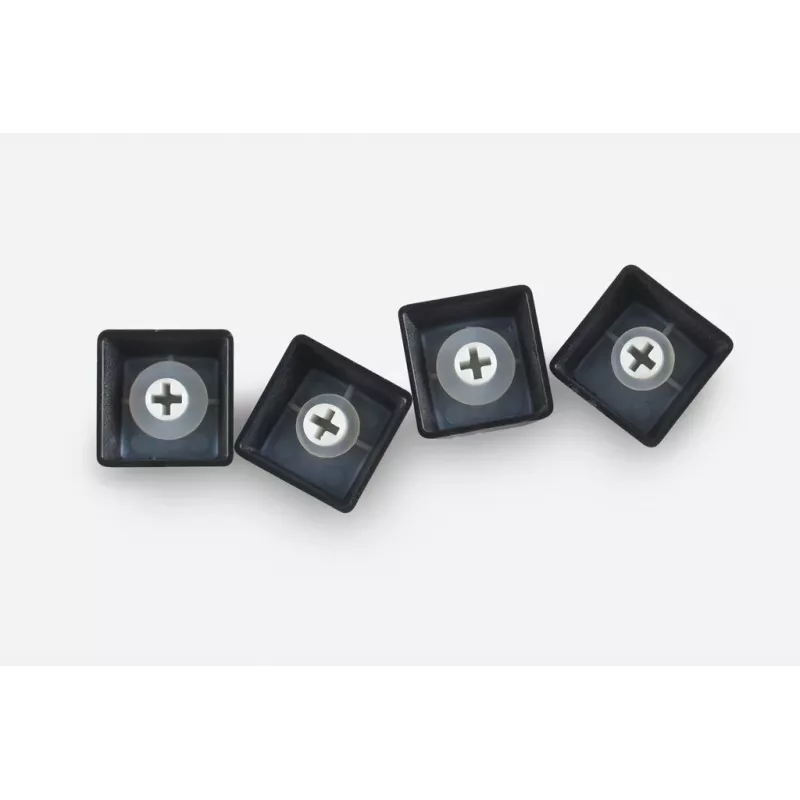 Silenciadores para interruptores de teclado Glorious PC Gaming Race O-Ring, silicona 1,5 mm, translúcido
