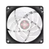 Refrigeración por aire Silverstone FW124 para caja de PC, negro, blanco