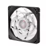 Refrigeración por aire Silverstone FW124 para caja de PC, negro, blanco