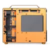 Caja de ordenador JONSPLUS MATX Handle Case Z20 – negro-naranja