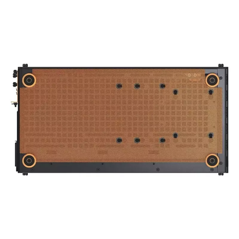 Caja de ordenador JONSPLUS MATX Handle Case Z20 – negro-naranja