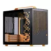 Caja de ordenador JONSPLUS MATX Handle Case Z20 – negro-naranja