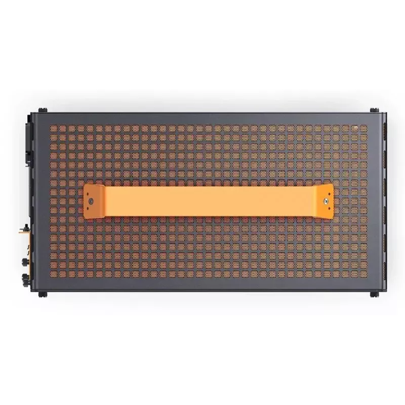Caja de ordenador JONSPLUS MATX Handle Case Z20 – negro-naranja
