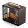 Caja de ordenador JONSPLUS MATX Handle Case Z20 – negro-naranja