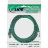 Cable de red InLine S/FTP PiMF Cat.6A libre de halógenos 500MHz verde 1m