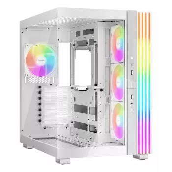 Carcasa de PC be quiet! LIGHT BASE 600 LX Blanca Midi Tower — ATX, ventana lateral, frontal ARGB, USB-C, compatible con radiador de 360 mm