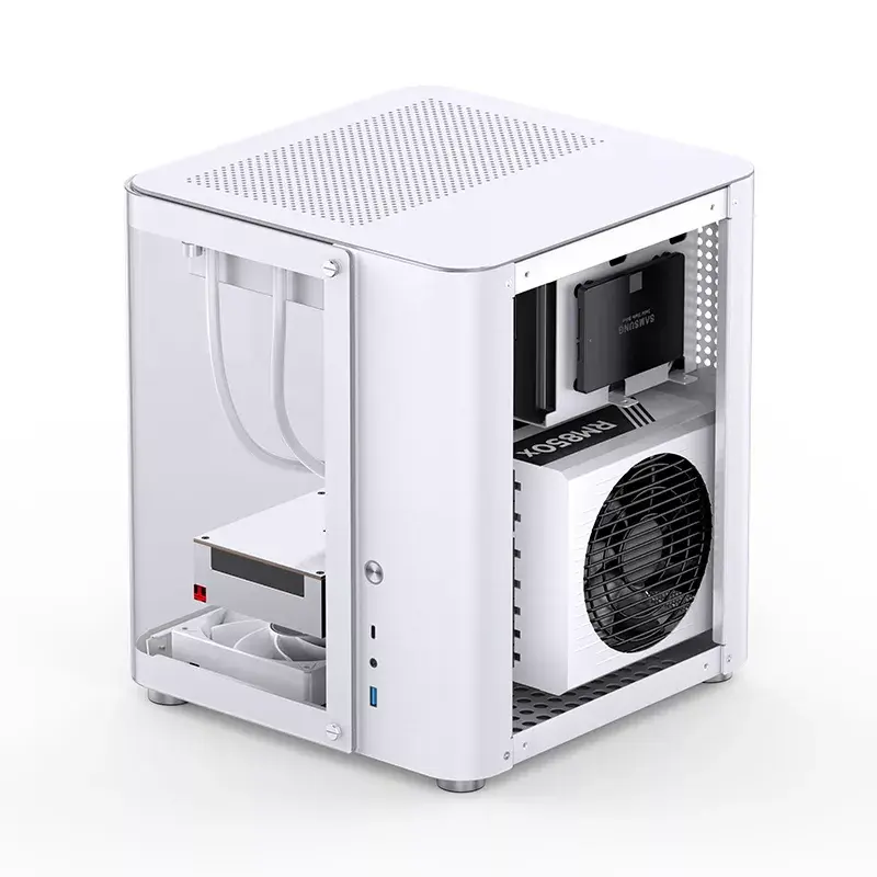 Carcasa de PC Jonsbo TK-1 2.0 Mini Tower Blanca