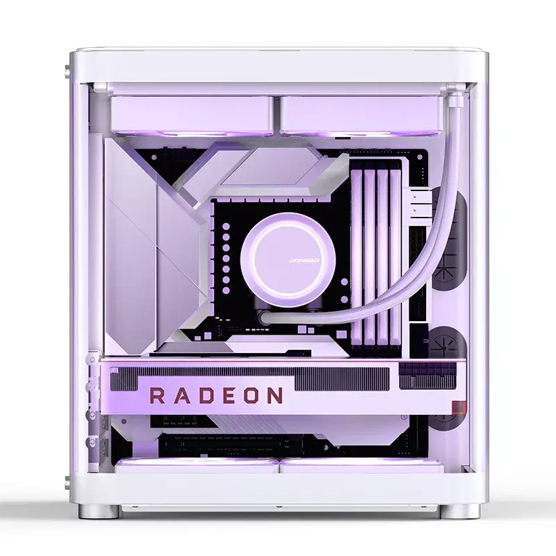 Carcasa de PC Jonsbo TK-1 2.0 Mini Tower Blanca