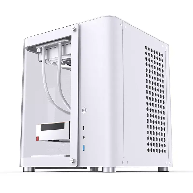 Carcasa de PC Jonsbo TK-1 2.0 Mini Tower Blanca