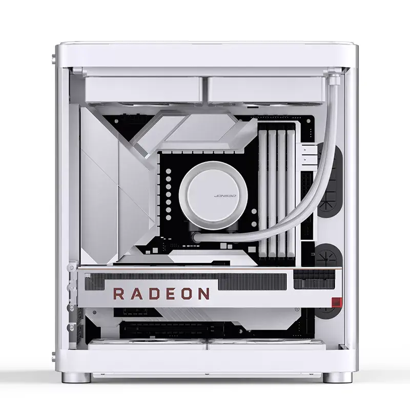 Carcasa de PC Jonsbo TK-1 2.0 Mini Tower Blanca