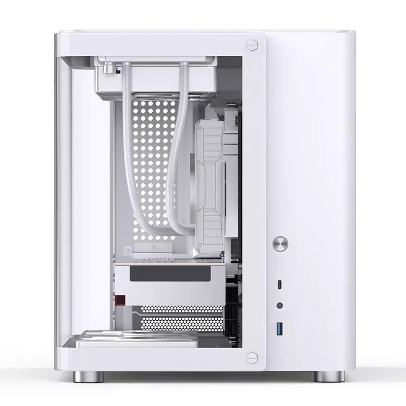 Carcasa de PC Jonsbo TK-1 2.0 Mini Tower Blanca