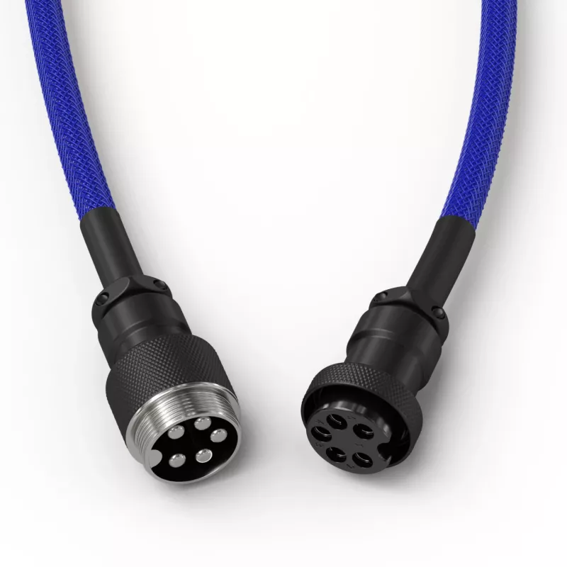 Cable en espiral USB GLORIOUS para teclados mecánicos, GMMK Cobalt Blue GLO-KB-ACC-CBL-COIL-CBLU